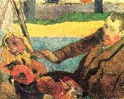 Paul Gauguin Van Gogh Painting Sunflowers oil painting reproduction